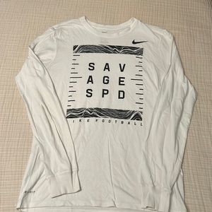 Men’s Long Sleeve White Nike T Shirt